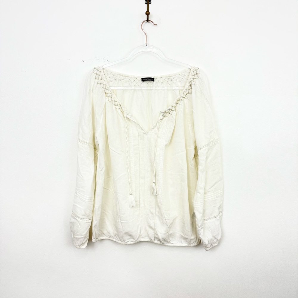 Abercrombie & Fitch Cream Blouse
